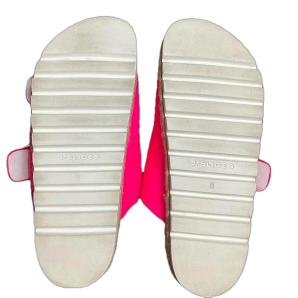 J Slides Women’s Pink Double Strap Sandals Size 8 EUC - Picture 10 of 14